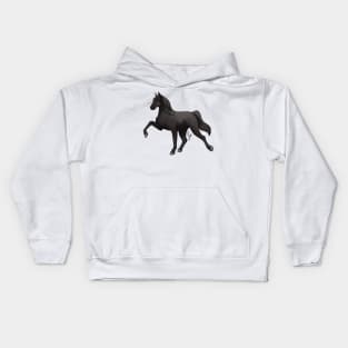 Horse - Tennessee Walker - Black Kids Hoodie